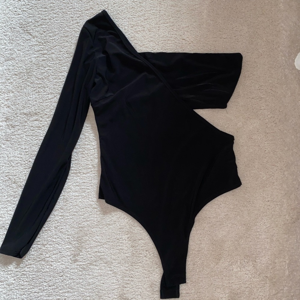 Two-piece Black Bodysuit, Size M/I